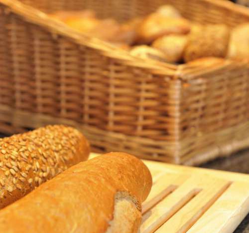 Verschiedene Brotsorten im Heikotel Hotel am Stadtpark Verschiedene Brotsorten im Heikotel Hotel am Stadtpark