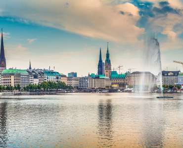 Eindrucksvolle Skyline Hamburgs Eindrucksvolle Skyline Hamburgs