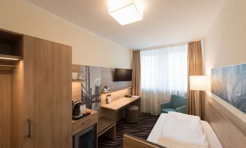 Einzelzimmer Standard im Heikotel am Stadtpark