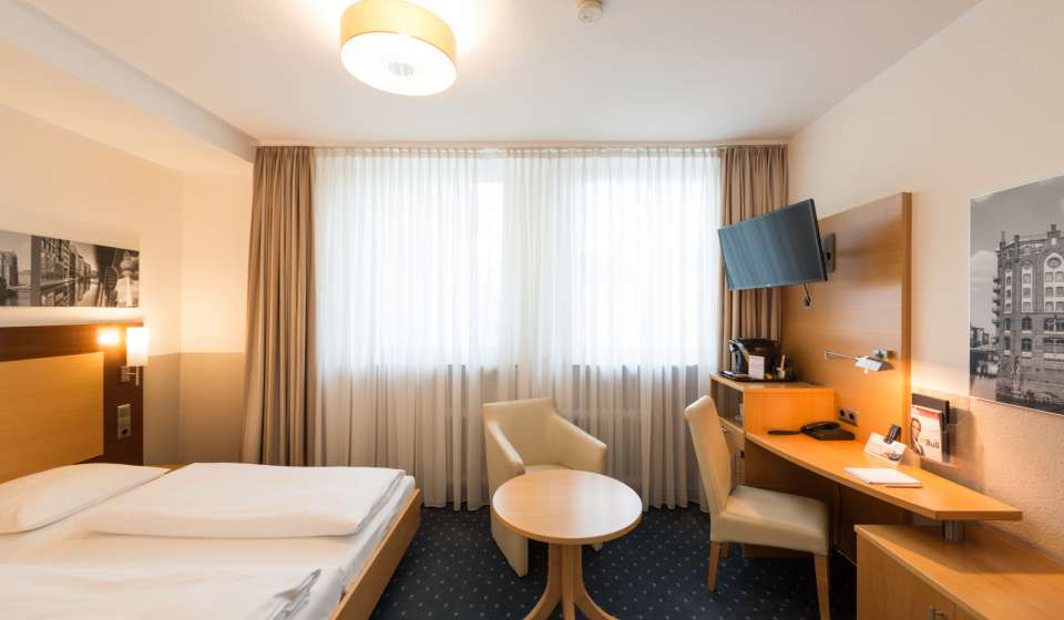 Innenansicht Doppelzimmer Standard im Heikotel am Stadtpark