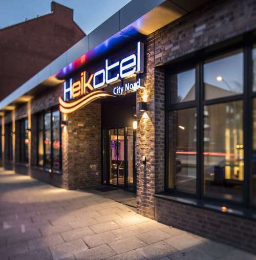 Außenansicht Eingang des Heikotel City Nord