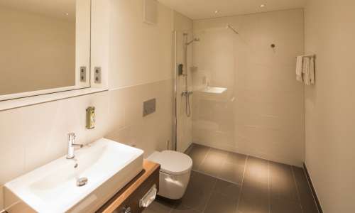 Großzügiges Badezimmer im Doppelzimmer Premium Großzügiges Badezimmer im Doppelzimmer Premium