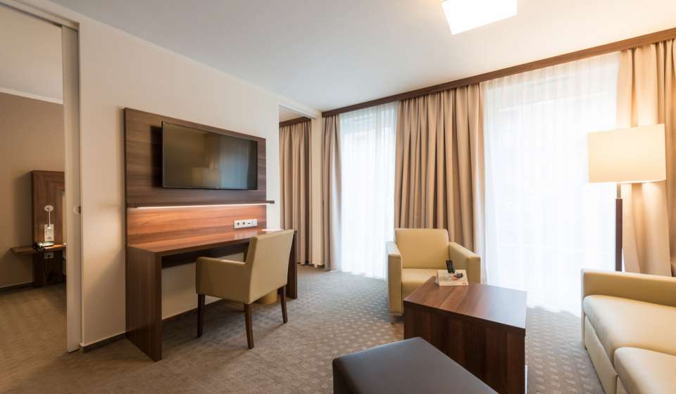 Wohnbereich im Doppelzimmer Premium Wohnbereich im Doppelzimmer Premium