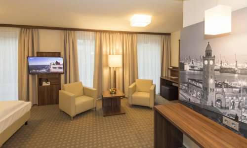 Behindertengerechtes Doppelzimmer Premium im City Nord Behindertengerechtes Doppelzimmer Premium im City Nord