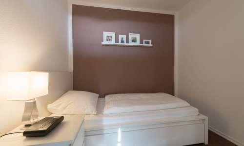 Bett im Heikotel Serviced Appartement
