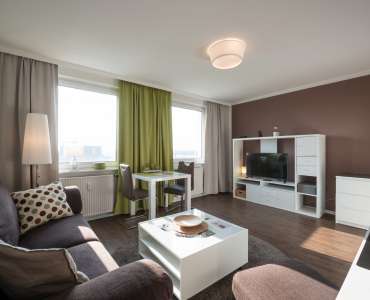 Gemütliches Zimmer im Heikotel Serviced Appartement