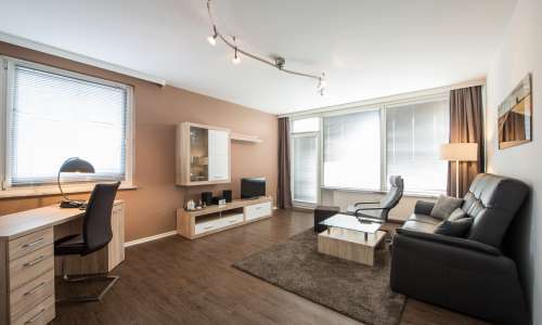 Wohnbereich im Heikotel Serviced Appartement