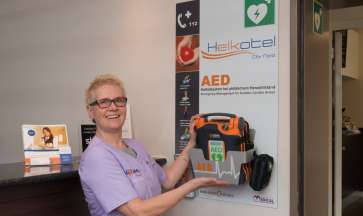 Notfallsystem bei plötzlichem Herzstillstand im Heikotel City Nord