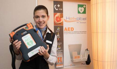 AED Lebensretter im Heikotel am Stadtpark
