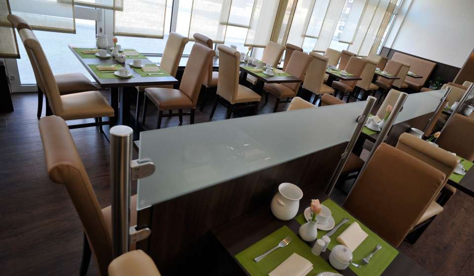 Frühstücksraum im Heikotel City Nord